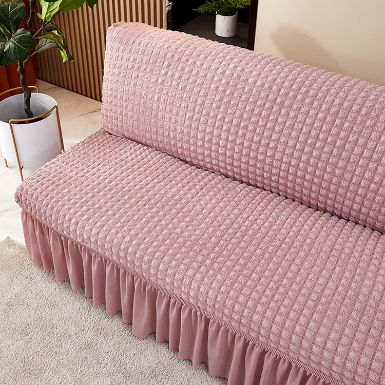 Vỏ Bọc Ghế Sofa Không Tay Vịn Co Giãn Có Thể Gập Lại Tiện Dụng