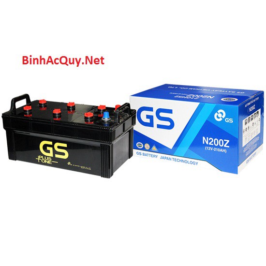 BÌNH ĐIỆN ẮC QUY Ô TÔ GS N200Z (12V - 210AH)