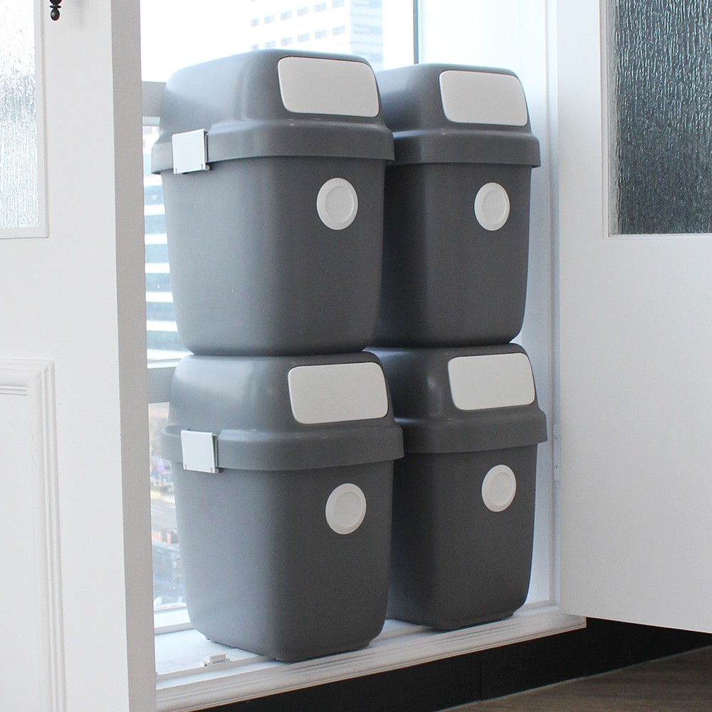 Thùng rác Dot recycling Oliving dung tích 60L