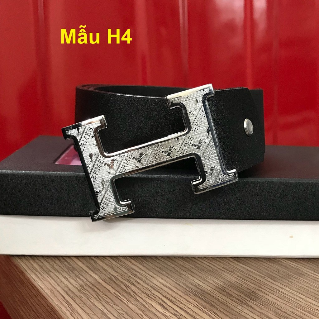 Thắt lưng Nam da cao cấp mặt chữ H NS02