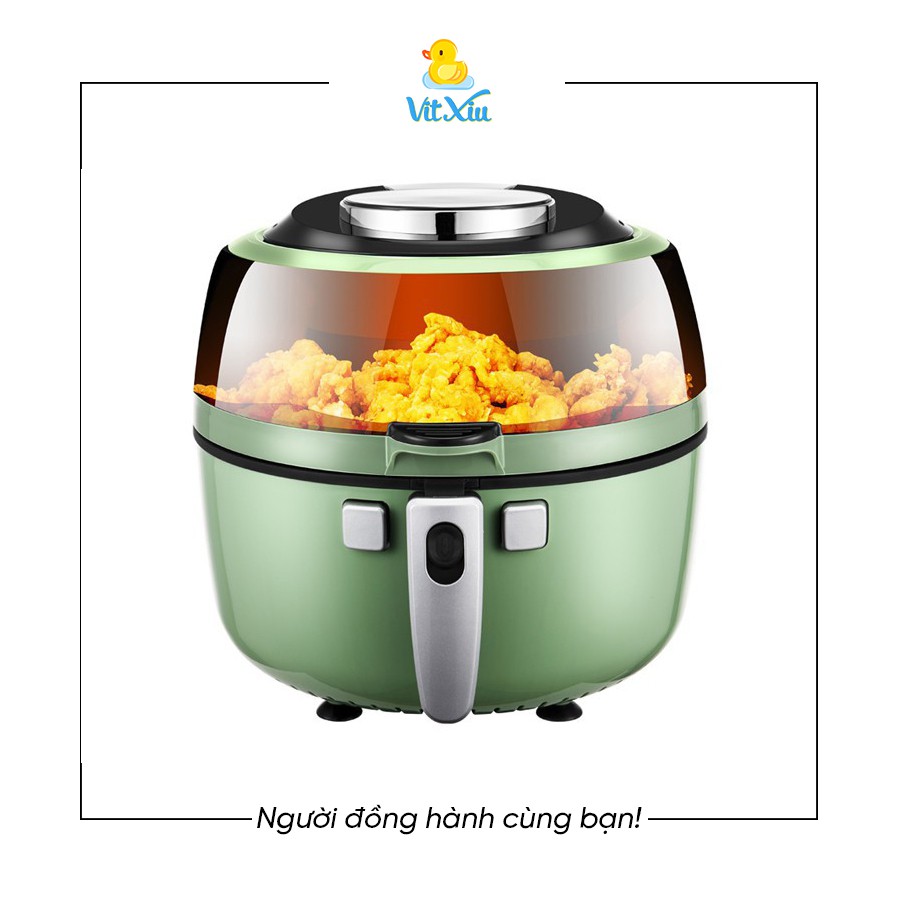 Nồi chiên không dầu KONKA Dung Tích 6.5L Dùng Cho 4-6 Người Ăn, Công Suất 1350W - Bảo Hành 12 Tháng