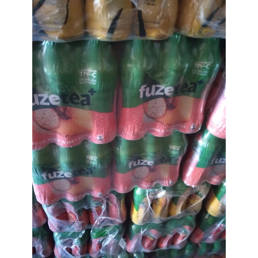 Trà Fuzetea đào hạt chia 450ml x 24 chai