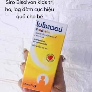 siro bisolvon thái lan cho bé chai 60ml