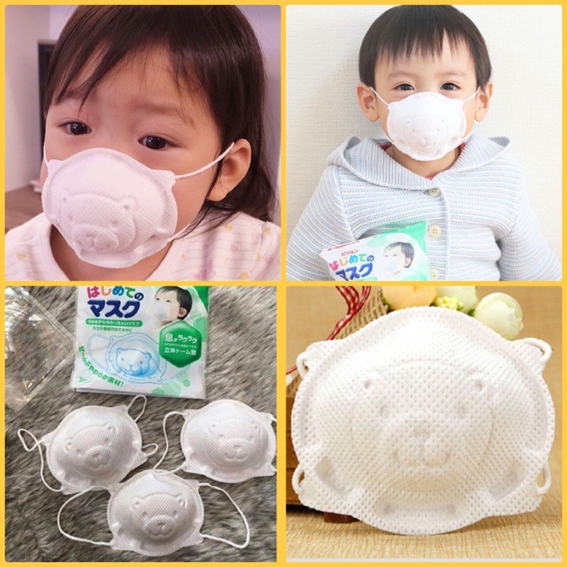 Khẩu trang hình con gấu pigone ( sét 3 cái ) mẫu mới
