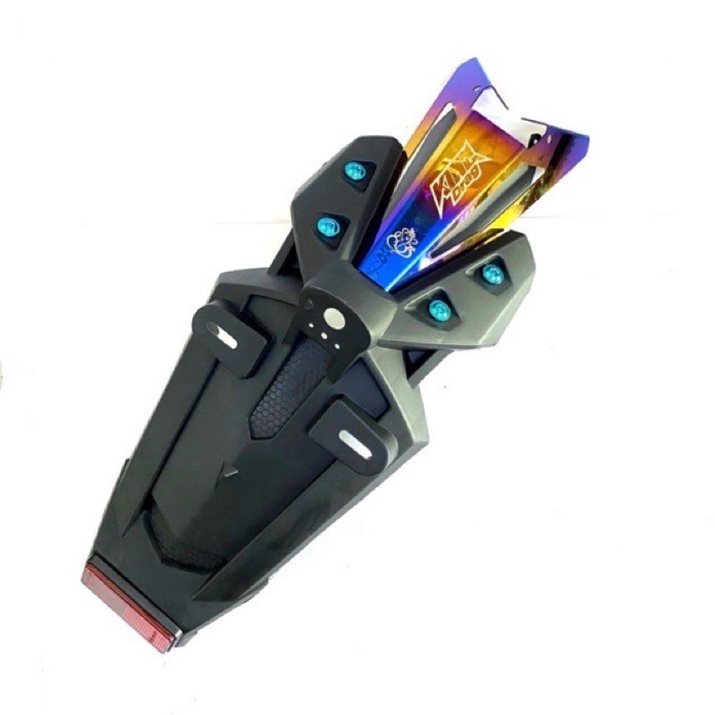 Pass nối đuôi titan 7 màu Kingdrag + dè bảng số exciter ex150 y15zr