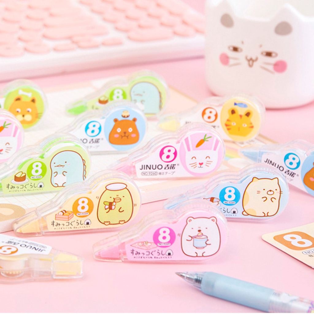 Bút Xóa Kéo 5Mm X 8 m Họa Tiết Hoạt Hình Dễ Thương