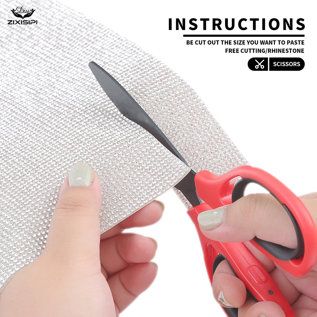 Owoo Miếng Dán Đính Đá Lấp Lánh Tự Dính Trang Trí Xe Hơi Miếng Dán Đính Đá Lấp Lánh Tự Dính Trang Trí Xe Hơi / Điện Thoại Di Động hob4u