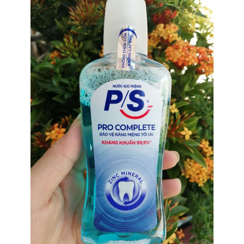 Nước súc miệng P/S Pro Complete 130ml