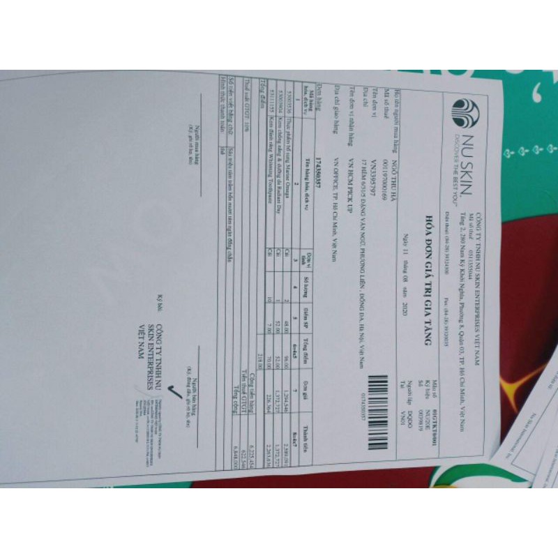 Omega3 Nuskin viênuốngdinh dưỡng choda vàtim nãohang  tem tiếng việt) hạn 8/11/2025