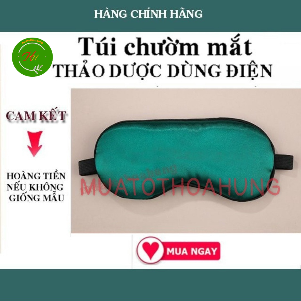 Túi Chườm Mắt Thảo Dược Làm Nóng Bằng Điện Thư Giản  Giảm Quầng Thâm Mắt
