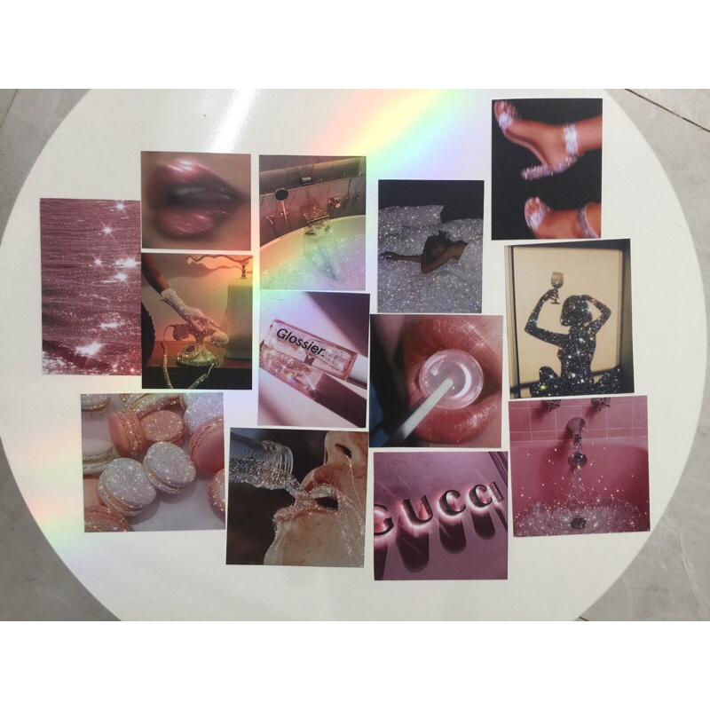 Set 13 tấm postcard BLING BLING. TẶNG KÈM STICKER TRÒN