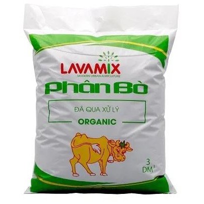 Phân bò LAVAMIX 3dm3 đã qua xử lý