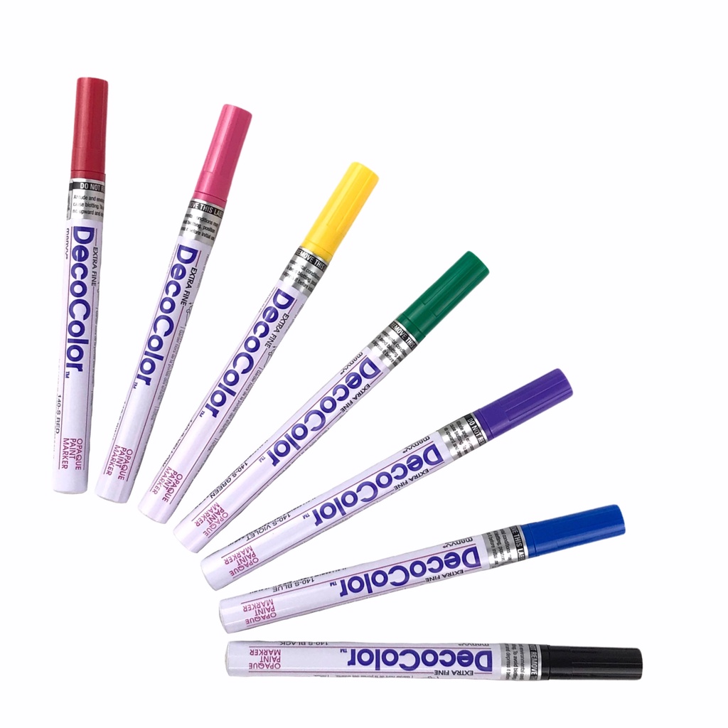 [Giao hỏa tốc] Deco Color - Bút sơn ngòi kim Mettallic Marker chất lượng cao Marvy 120 130 140