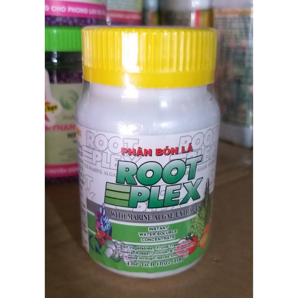 Phân Bón Lá ROOT PLEX - Phân Bón RootPlex Hữu Cơ Rong Biển (100ml), phân hữu cơ rong biển