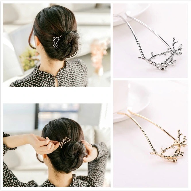 Trâm Cài Tóc Hình Chữ U Phong Cách Trung Hoa Cổ Điển Cho Nữ