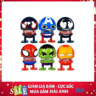 Combo 6 icon - emoji lò xo nhún siêu nhân ngộ nghĩnh GDNHUN01 ( ngẫu nhiên )