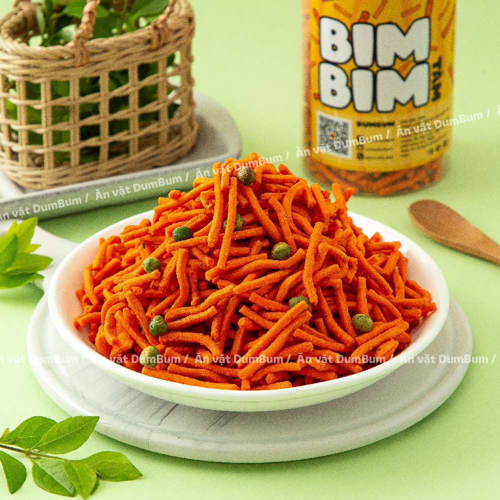 Bim bim que thái lan, bim bim tăm đậu hà lan DumBum đồ ăn vặt Hà Nội 380g | BigBuy360 - bigbuy360.vn