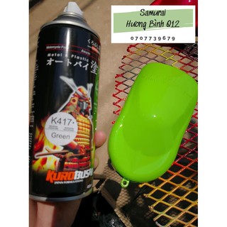 Sơn xịt SAMURAI màu Xanh Lá Cây - K417 (400ml)