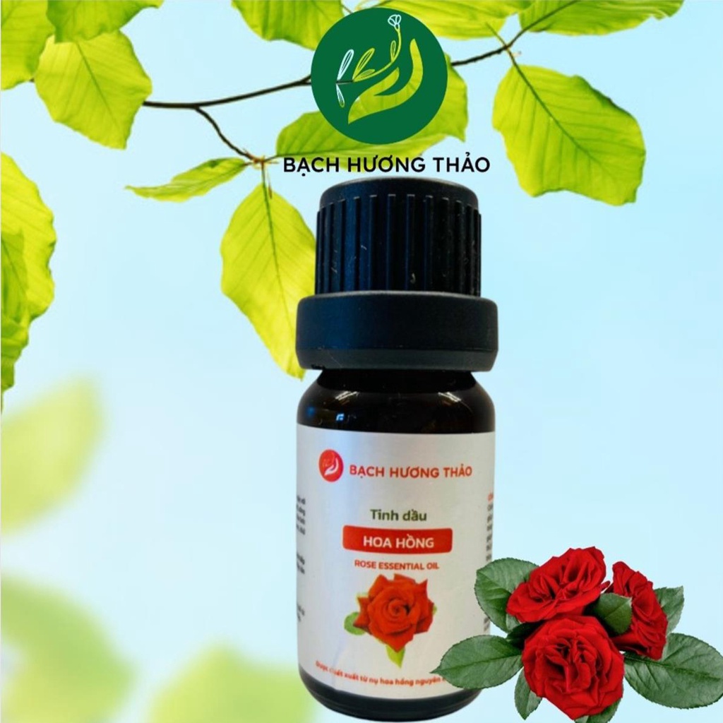 TINH DẦU HOA HỒNG - ROSE ESSENTIAL OIL Tinh dầu hoa hồng nguyên chất 100% tự nhiên | Bạch Hương Thảo
