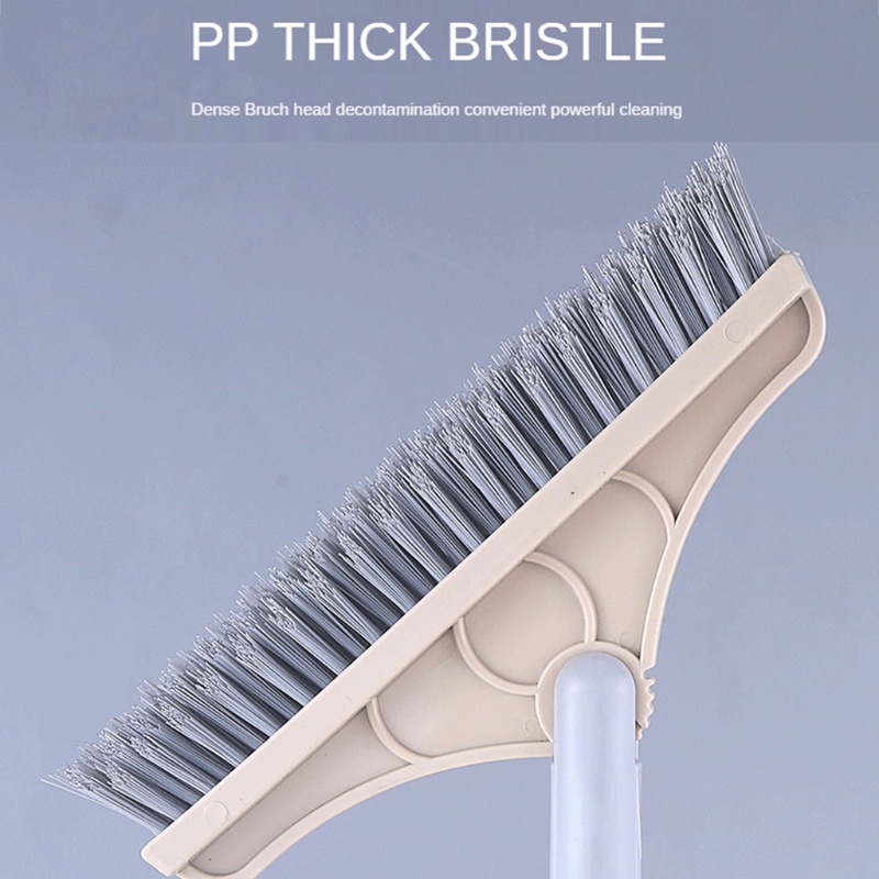 Bàn Chải Lông Cứng Cán Dài 2 Trong 1 Vệ Sinh Sàn Nhà Tắm