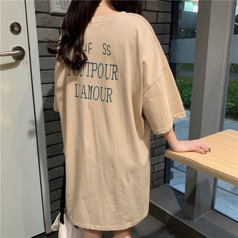 Áo thun tay lỡ ❤️ Áo phông Unisex AMOUR form rộng Freesize dành cho nam nữ Molly Fashion | BigBuy360 - bigbuy360.vn