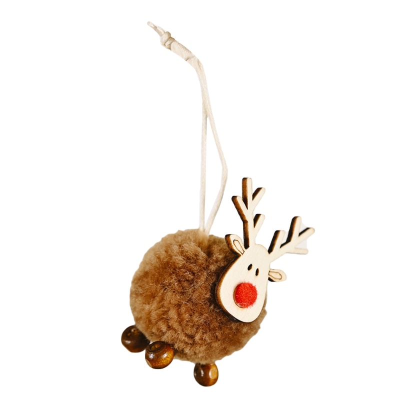 Set 4 Phụ Kiện Treo Trang Trí Cây Thông Noel Hình Tuần Lộc