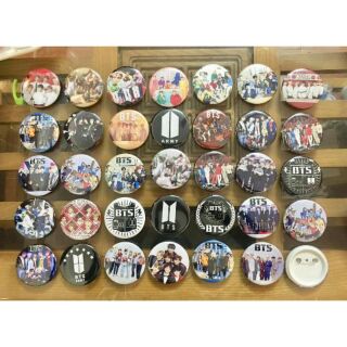Huy hiệu bts, wanna one, tfboys