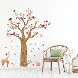 Decal dán tường Cây mùa xuân