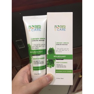 Sữa rửa mặt Mother & care làm trắng da 120 ml