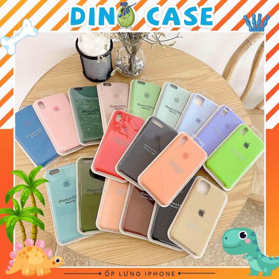 Ốp lưng iphone chống bẩn điện thoại ip 6 6plus 7 8 7plus 8plus X Xs max 11 11promax 11pro 12 12pro 12promax dino case