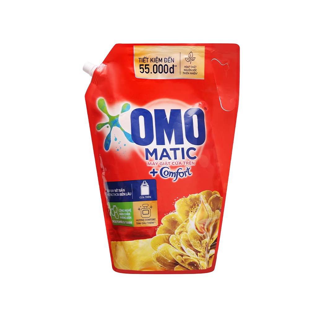 Nước Giặt OMO Matic Comfort Tinh Dầu Thơm(2kg).