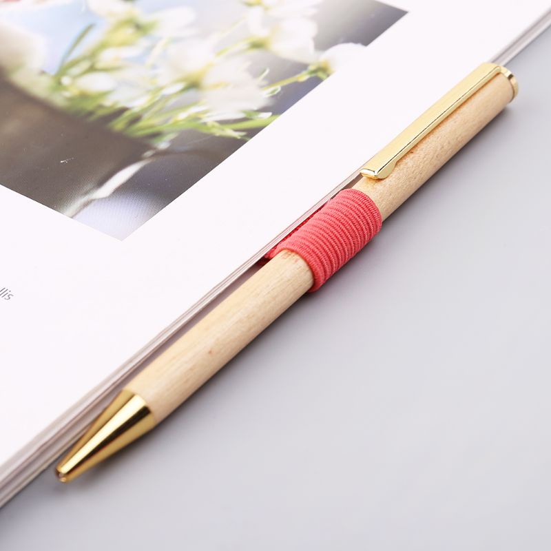 Wer Set 3 Kẹp Da Hình Vuông Có Vòng Thun Giữ Bút Chì Dán Sổ Tay Jou