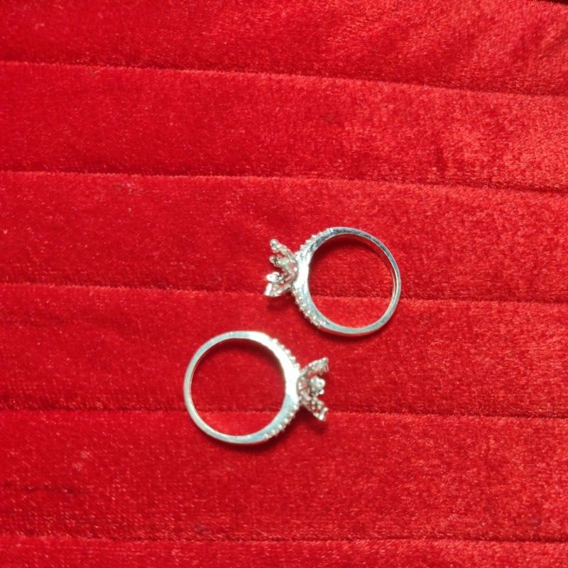 HỌNG NHẪN - PHÔI XÁC NHẪN BẠC TA TỰ LẮP ĐÁ size 17mm