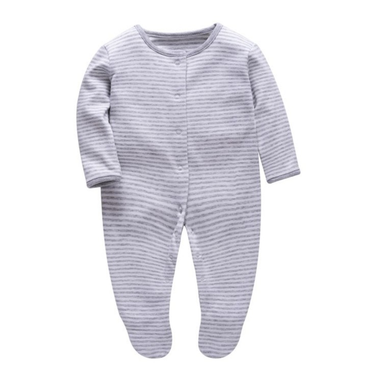 Vlinder Bé Tiếp Theo Tay Dài In Bé Sleepsuit Liền Trẻ Sơ Sinh Áo Liền Quần Liền Tiếp Theo Chất Lượng