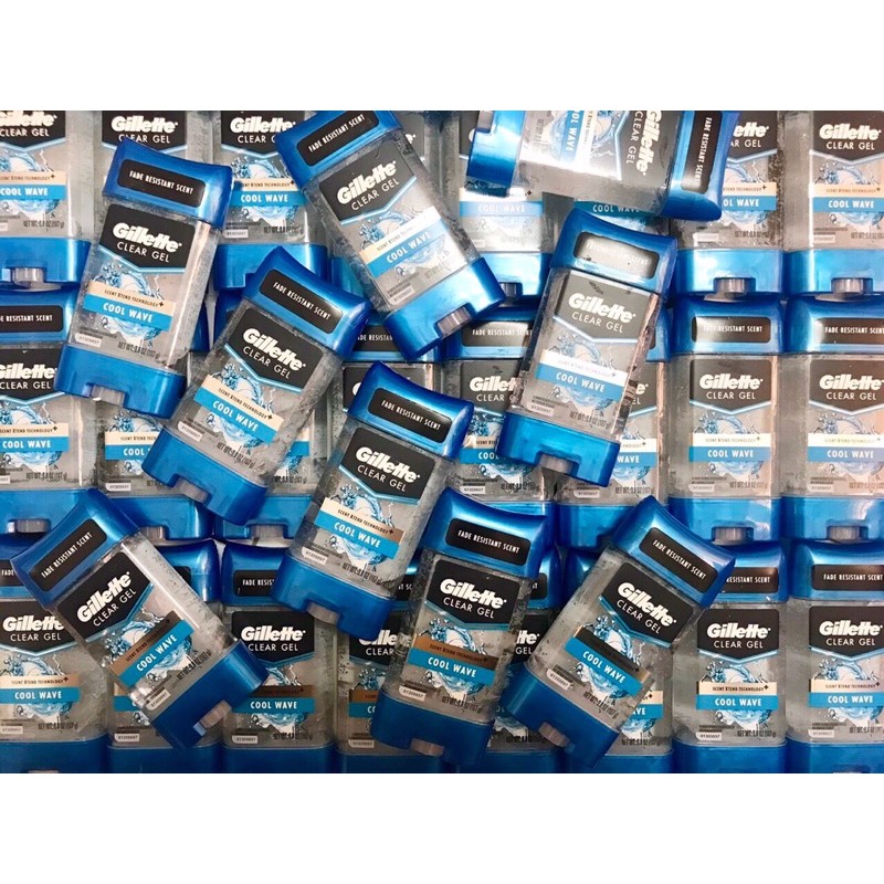 Lăn khử mùi Gillette Clear Gel Cool Wave 107g