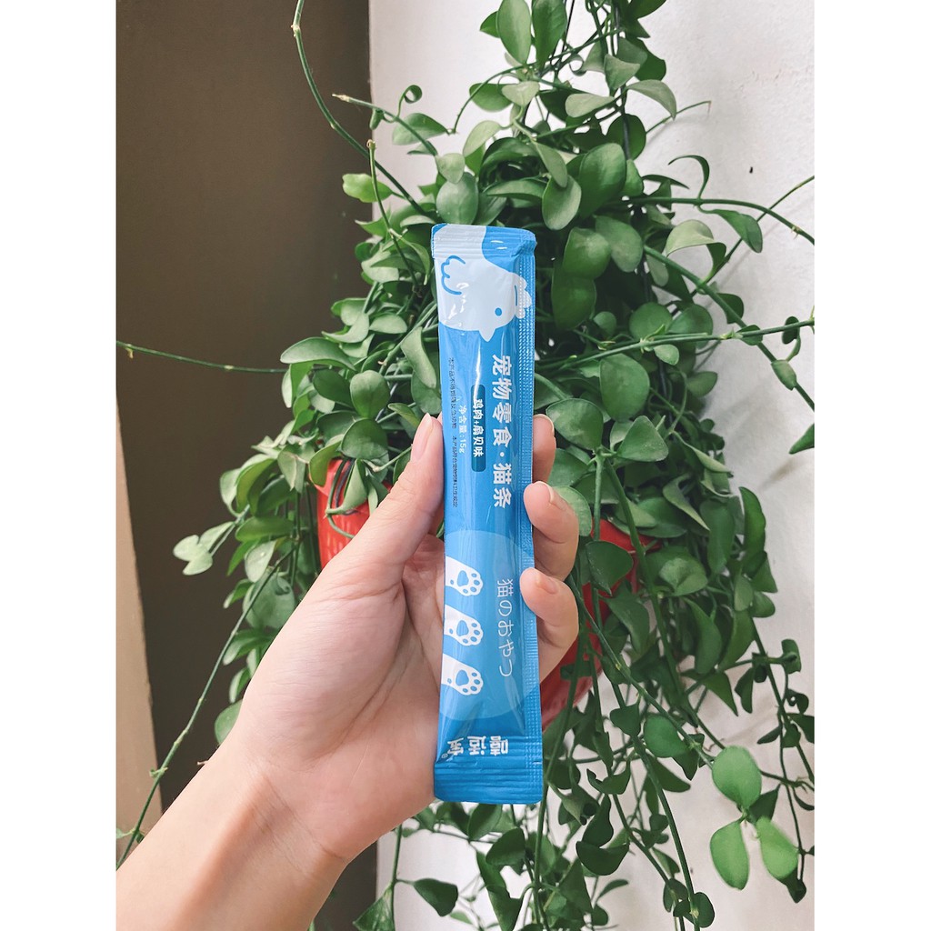 Súp thưởng cho mèo, đồ ăn thưởng cho mèo khi huấn luyện