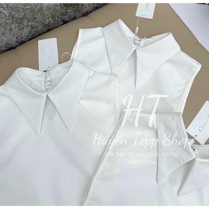 BÁN SỈ ÁO SƠ MI CỔ YẾM MÀU TRẮNG CHO NỮ | BigBuy360 - bigbuy360.vn