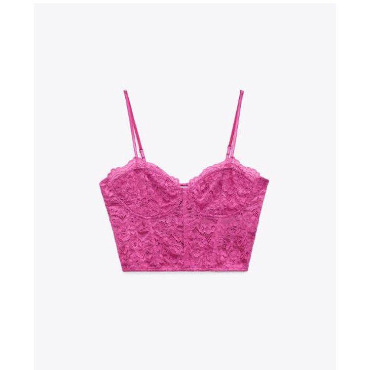ÁO CORSET REN CROPTOP HAI DÂY - 2712/369