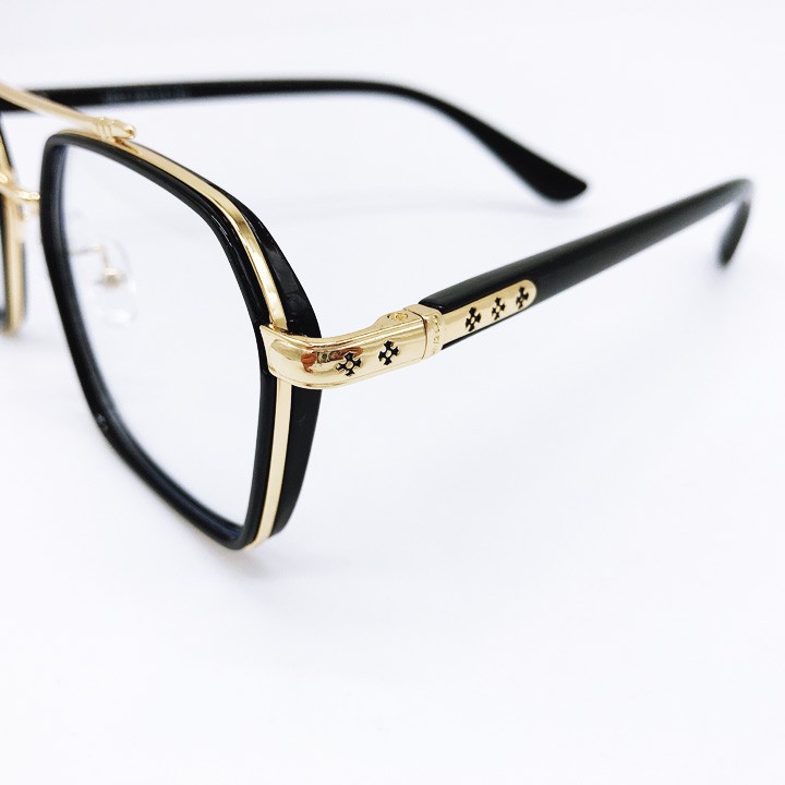 Kính Gọng Kim Loại Mắt Vuông Cao Cấp Hàn Quốc Nam Nữ Cube Chống Lóa Thời Trang Thay Được Mắt Cận | BigBuy360 - bigbuy360.vn