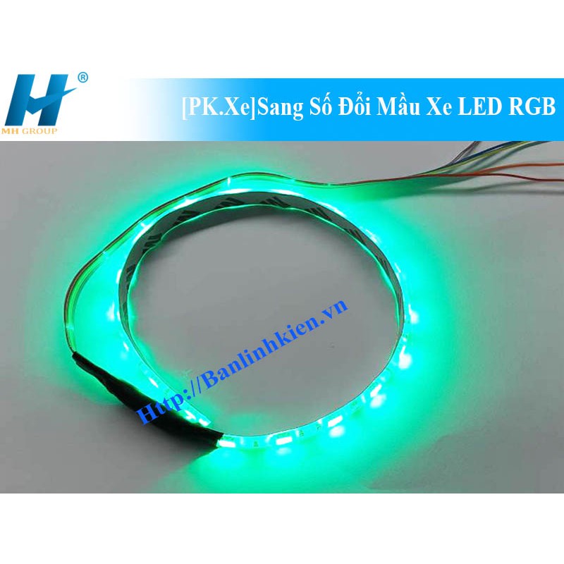 Sang Số Đổi Mầu Xe LED RGB