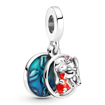 Dinglly Dumbo dễ thương và hình ảnh động vật voi và mặt dây chuyền Phụ kiện trang sức làm bằng tay