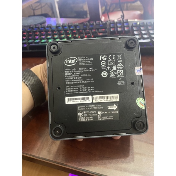 Intel nuc7c J4005  8g ssd 120g wifi Bluetooth nhỏ gọn
