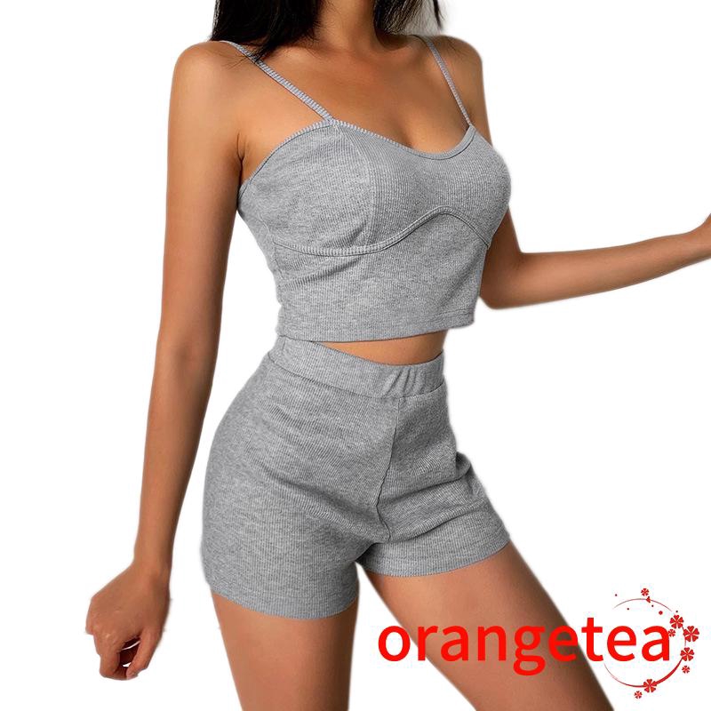 Bộ Trang Phục Thể Thao 2 Món Short + Áo Ba Lỗ + Áo Ngực Thể Thao Loveyourself1