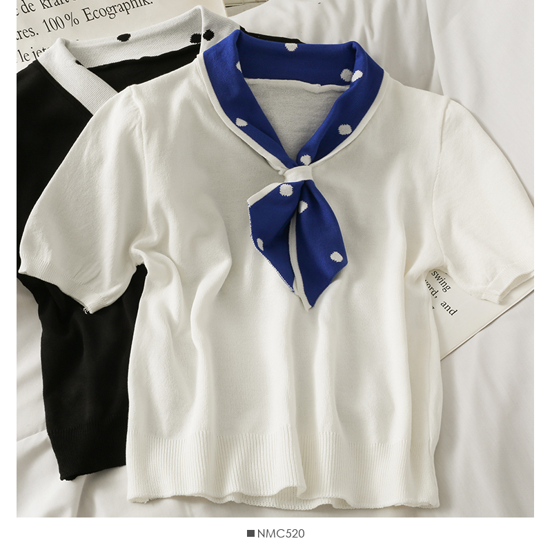 Áo Nữ Tay Bồng Cổ Thắt Nơ Họa Tiết Chấm Bi Thời Trang 2021 | BigBuy360 - bigbuy360.vn