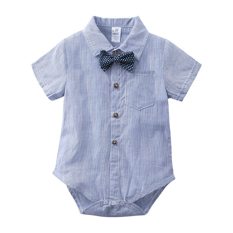 Sét quần dây, áo sơ mi kèm nơ cho bé Trai Talets