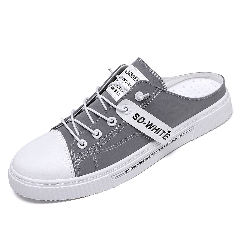 Giày lười vải canvas đế bằng trọng lượng nhẹ dành cho nam