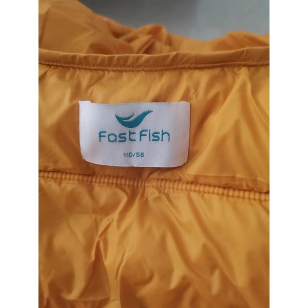 Áo khoác lông vũ bé trai Fast fish 3-10 tuổi  Áo phao bé siêu nhẹ chống nước gió xuất dư 1121