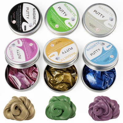 1 hộp slime nam châm - slime đất sét