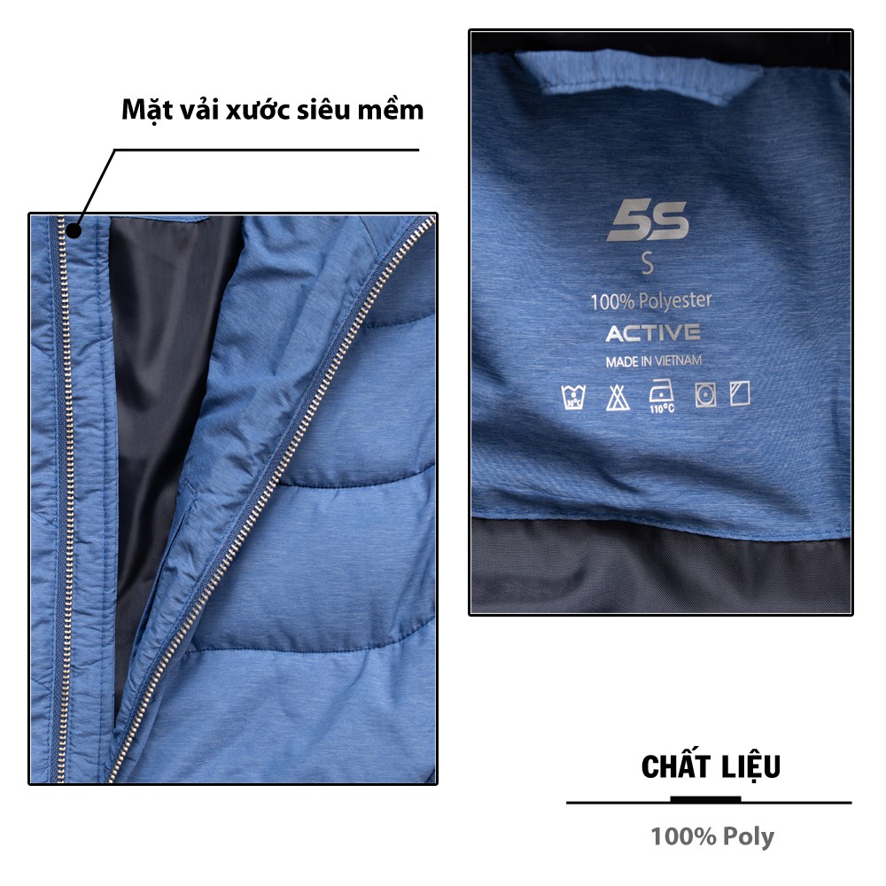 Áo Khoác Phao Nam 5S (2 màu), Mũ Liền, Siêu Dày Dặn, Siêu Ấm (AKC20024-02) | BigBuy360 - bigbuy360.vn