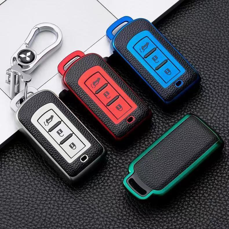 Vỏ bọc chìa khóa điều khiển từ xa bằng da tpu cho Mitsubishi Xpander  Outlander ASX Eclipse Cross Montero Pajero